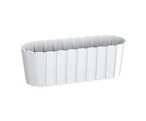 Prosperplast Jardinera Suelo B.Case Blanco 38X14X13 - INTEPLAS - DDEC400BL..