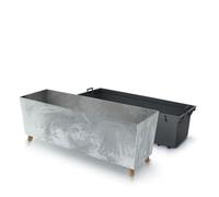 Prosperplast Jardinera URBI Case Beton Effect N, con depósito Interior, Hormigón, 77x23,5x30 cm
