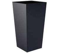 Prosperplast Urbi Square Maceta Alta Plástico Blanco 19L Depósito Interior