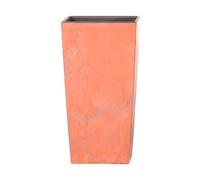 Prosperplast Maceta Alta 19 L Urbi Square Effect Plástico Terracota