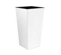 Prosperplast Maceta Alta 35 L Urbi Square Plástico Blanco 55x29,5x29,5cm