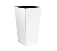 Prosperplast Maceta Alta Urbi 16,3 Litros de Plástico Color Antracita White