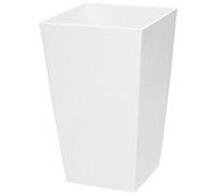 Prosperplast Maceta Alta Urbi 2 Litros de Plástico Color Antracita - Ideal para Interior y Exterior White 2