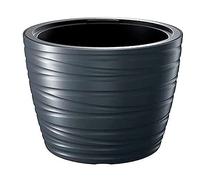 ProsperPlast Maceta Baja con deposito 48L Maze de plastico en Color Antracita (Largo) x 47,5 (Ancho) x 34,9 (Alto) cm