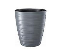 ProsperPlast Maceta con deposito 16L Maze de plastico en Color Gris Piedra (Largo) x 29,6 (Ancho) x 32,9 (Alto) cm