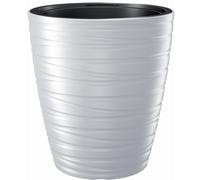 Prosperplast Maceta con Deposito 68L Maze de Plastico Antracita White