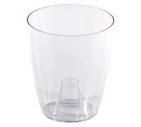Prosperplast Maceta COUBI ORCHID 2.4L Grafito para Jardín White