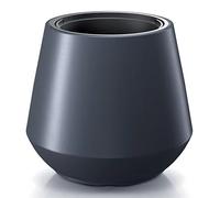 Prosperplast Maceta HEOS 32L con Depósito - 395x395x350 - Gris Claro - Decoración en Interiores y Exteriores Anthracite