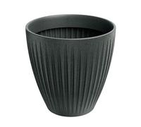 Maceta latia round midl ø48x48 grafito granito