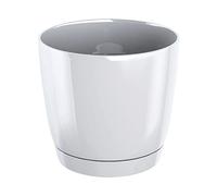 Maceta Prosperplast Coubi Round P Verde Oliva 18x18x16.5cm White