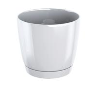 Prosperplast Maceta Plástico Coubi Round P Verde Oliva 21x21x19.3cm White