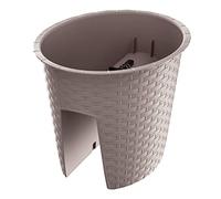 Prosperplast Maceta ratolla Oval 6l., Dimensiones (mm) 298x242x225, Color Mocca