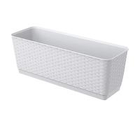 Prosperplast Maceta RATOLLA P 12L - Diseño Elegante - Espacio Amplio White