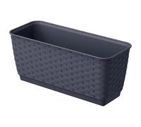 Prosperplast Maceta RATOLLA P 3L. Antracita 293x119x126 Jardín Deep Blue