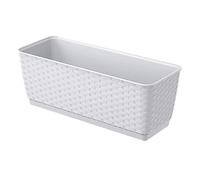 Prosperplast Maceta ratolla p 6l., Dimensiones (mm) 386x154x142, Color Blanco