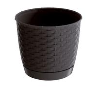 Prosperplast Maceta Ratolla Redonda 2L Mocca para Jardín Brown