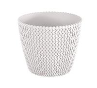 Maceta redonda 18,6l prosperplast splofy de plastico en color blanco, ø34,1 x 28,9 cm