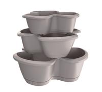Prosperplast Maceta RESPANA TRIO 28,1L - Alta Capacidad