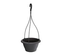 Prosperplast Maceta respana w 4l., Dimensiones (mm) 234x234x135, Color Antracita