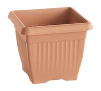 Prosperplast Maceta TERRA 25,2L - Alta Capacidad - Diseño Moderno Terracota 25,2