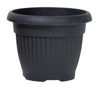 Prosperplast Maceta TERRA 38L - Alta Capacidad - Diseño Moderno Antracita 38