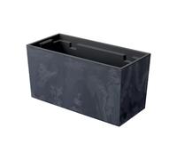Prosperplast Maceta URBI CASE BETON EFFECT - Diseño Moderno - Alta Calidad Antracita