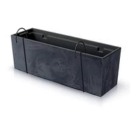 Maceta Prosperplast URBI CASE BETON EFFECT W 580x180x195 Hormigón con Depósito y Ganchos