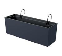 Prosperplast Maceta urbi Case w, Dimensiones (mm) 580x180x195, Color Antracita