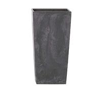 Prosperplast Maceta URBI SQUARE BETON EFFECT 7,2L con Depósito y Dimensiones 170x170x325 en Color Hormigón para Decoración en Interiores y Exteriores