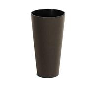 Prosperplast Macetero Alto y Redondo,sin depósito, de 20x20x38,1cm, Capacidad de 4 L.
