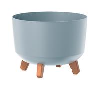 Prosperplast Macetero Blanco Sin Depósito GRACIA 29cm X 29cm X 22cm - 9,8L Gray 9,8