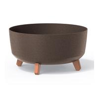Prosperplast Macetero Blanco Sin Depósito GRACIA 38x38x19,5cm 14,3L Coffee 14,3