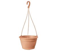 Prosperplast Macetero Colgante Terra 8,5l., Dimensiones (mm) 290x290x180, Color Terracota