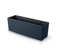 Prosperplast Macetero Color Antracita,con depósito, colección URBI Case de 77 x 23,5 x 24,6 cm