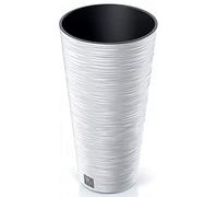 Prosperplast Macetero colección Furu con depósito blanco 30 x 30 x 57,5 cm 15 L