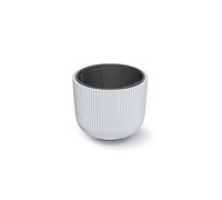 Prosperplast Macetero Color Blanco, con depósito, colección Milly, de 23,9 x 23,9 x 19,7 cm, Capacidad de 7 L.