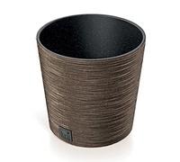 Prosperplast Macetero Color café, con depósito, colección Furu, de 25 x 25 x 22,4 cm, Capacidad de 7,5 L.