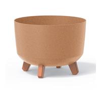 Prosperplast Macetero Color Ocre con Relieve Espectacular - Colección GRACIA 28,5 X 28,5 X 22 Cm - 9,8 L Ocher 9,8