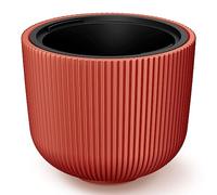 Prosperplast Macetero Color Terracota, con depósito, colección Milly, de 46,9 x 46,9 x 38,5 cm, Capacidad de 54 L.