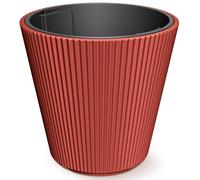 Prosperplast Macetero Terracota con Depósito | Colección MILLY | 46,7 X 46,7 X 44,2 Cm | Capacidad 50 L Terracotta