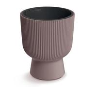 Prosperplast Milly - Maceta de diseño cilíndrico moderna incl. inserto para plantas, para interior y exterior, resistente a las heladas, resistente al calor y a los rayos UV (Marsala, Ø 39 cm)