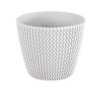 Prosperplast Maceta Splofy – Plástico 5 L Blanco 22 cm