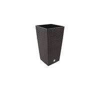 Prosperplast Umbra Rato - Maceta cuadrada (7 L, estilo ratán)