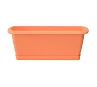 Prosperplast Jardinera Respana con Soporte de Plastico en Color Terracota 78,6 Cm Terracotta