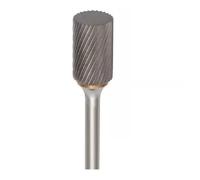 PROTEC Fresa Cilíndrica de Metal Duro de 12 mm con Mango de 6 mm