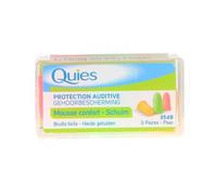 Protección auditiva de espuma fluorescente Quies 6uts