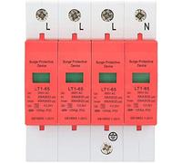 Protección Contra Sobretensiones De La Casa 4P 65Ka, Descargador De Sobretensiones De Descarga De Sobretensión De La Casa, Trifásico De Cuatro Hilos, Protege El Eléctrico