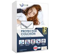Protector Colchon 80x200 Impermeable Antiacaros Made in EU & Oeko Tex Dreamzie - Funda Colchon 80x200 4 Esquinas Elásticas