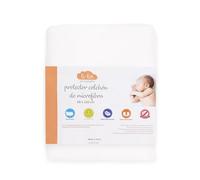 Protector Colchón Cuna 120x60 cm Impermeable y Transpirable en Rizo de Algodón Suave, Ajuste con Elásticos, Anti-Bacterias y Lavable