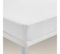 Protector colchón | PIKOLIN HOME | Transpirable |Hasta 32 cm White 135 x 196 cm